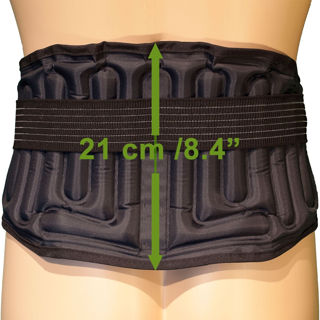 Lumbar belt L4-L5-S1 AirLOMB inflatable belts