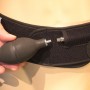 AirLOMB Inflatable lumbar belt with L5 S1 approach to inflation bulb