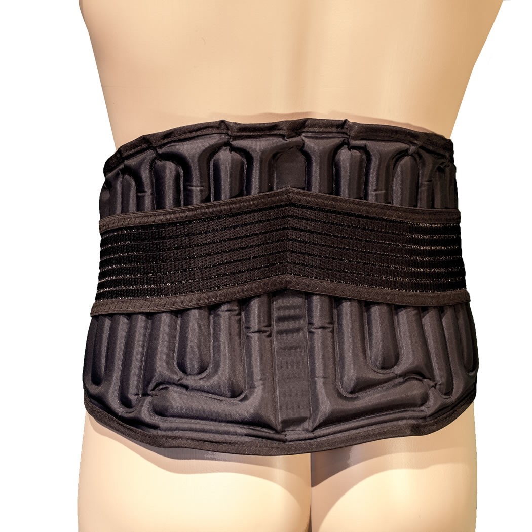 BraceAbility - Faja lumbar elástica y de compresión de neopreno. Sirve como  cinturón de apoyo lumbar, cintura y cadera para el dolor del nervio