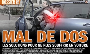 prévenir le mal de dos en voiture