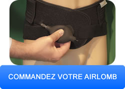 bouton Commandez votre ceinture lombaire gonflable AirLOMB